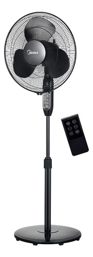 Ventilador De Pie 3 Vel 40cm Midea Fs40-16jra - Queoferta.uy Negro Negro Plástico 3