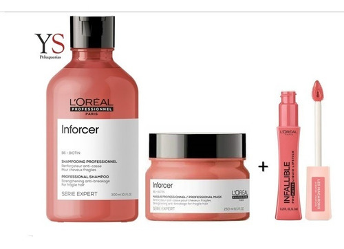 Pack Inforcer Shampoo + Mascara Loreal + Regalo