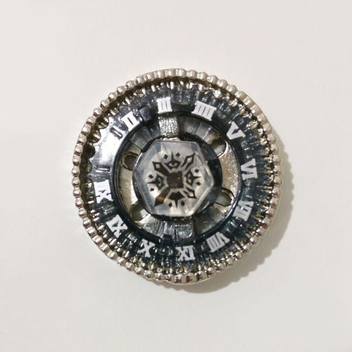 Lanzador Beyblade Twisted Tempo Bb104 Metal Fusion Rapidity, color plateado