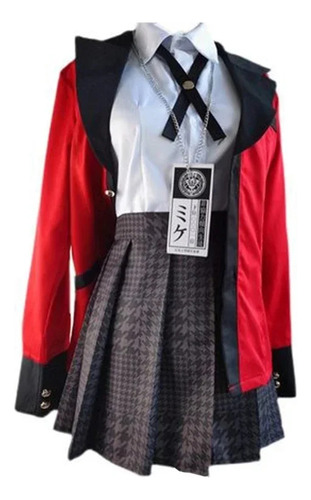 Kakegurui Jabami Yumeko Cosplay Kostuum Halloween