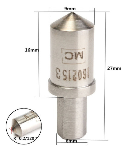 1pc Rc-3 Hr150a Penetrador De Diamante De Acero Metálico