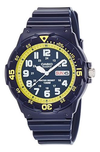 Casio Mens Core Mrw200hc2bv Reloj De Cuarzo De Plástico Azul