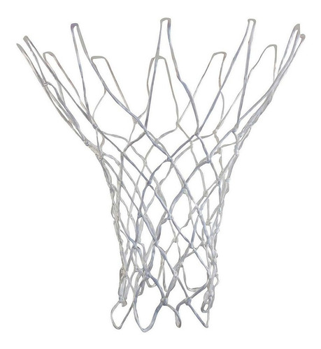 Imagen 1 de 7 de 2 Redes Basquet Basket Reglamentaria Reforzada Uso Intensivo - Resiste Sol Y Lluvia - Reglamentaria - 12 Enganches