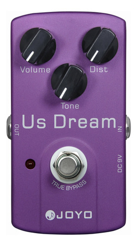 Pedal Overdrive E Distortion Jf34 - Som High Gain Valvulado