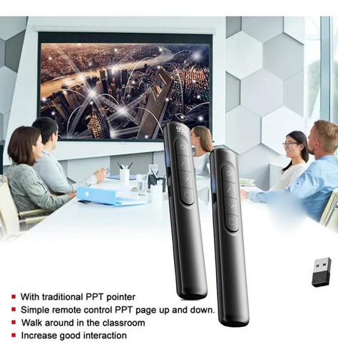 1 Puntero Láser Usb Inalámbrico Para Presentaciones De Power