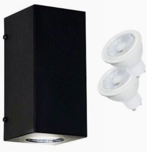 Aplique Difusor Exterior Bidireccional   2  Dicroicas Led 7w