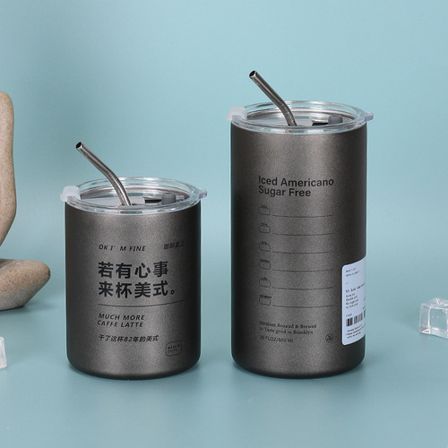 Vaso De Café De Acero Inoxidable Con Aislamiento Al Vacío De
