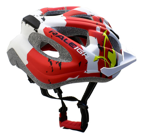 Casco Niños Raleigh R-100 Reforzado Mtb Hipoalergenico Rojo Xs-s
