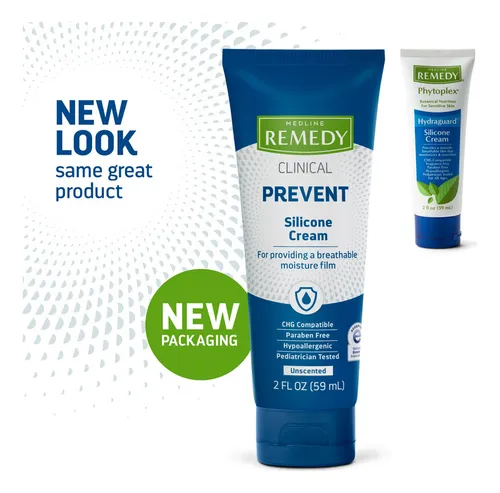 Apósitos Medline Remedy Crema De Silicona Clínica (2 Oz), Si