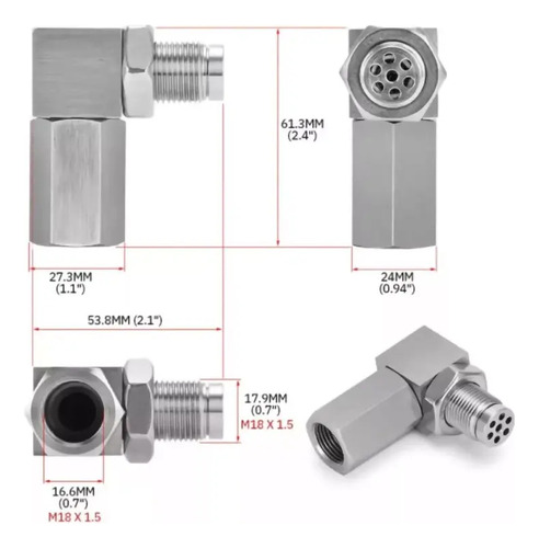 Mini Catalizador 90 Grados Pontiac Apaga Codigo P0420