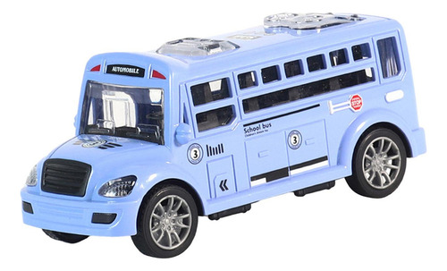 Nuevo 6 Modelo De Autobús Escolar, Juguete Con Puerta Que