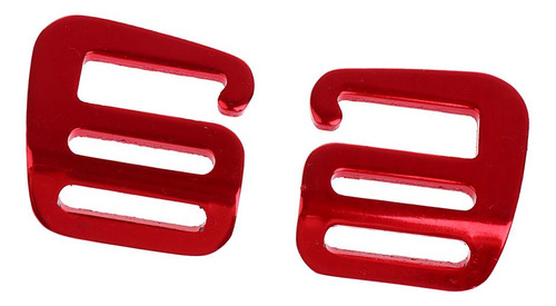 Hebilla Al De Las Correas Del Gancho De 2pcs G Para La Rojo