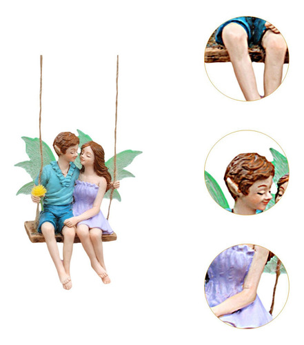 T Figuras En Miniatura Accesorios De Jardín De Hadas Figura