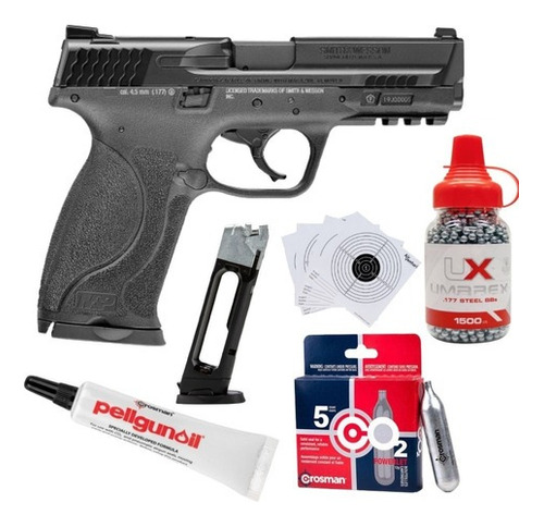 Smith And Wesson M&p9 M2.0 Co2 Blowback Bb 4.5mm18rd Xchws C