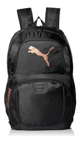 Puma Evercat Contender 3.0 Mochila Backpack Msi Ng Color Negro/golden