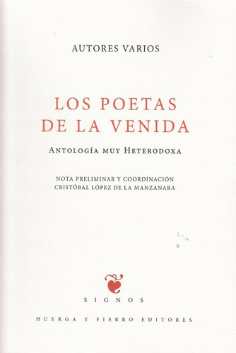 Poetas De La Venida