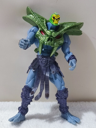 Skeletor Pechera Verde, Motu He Man, Mattel 2001 (vintage).