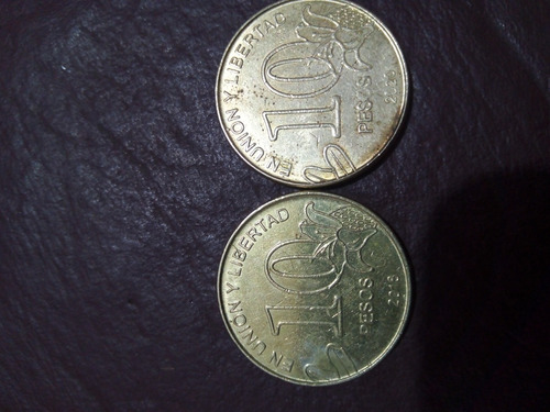 Moneda De Diez Pesos Con Error En La Letra O