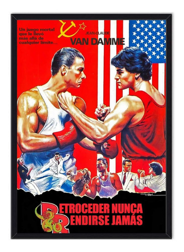 Cuadro Enmarcado - Póster Jean Claude Van Damme