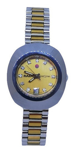 Reloj Dama Rado Automatico Diastar Caratula Dorado Original