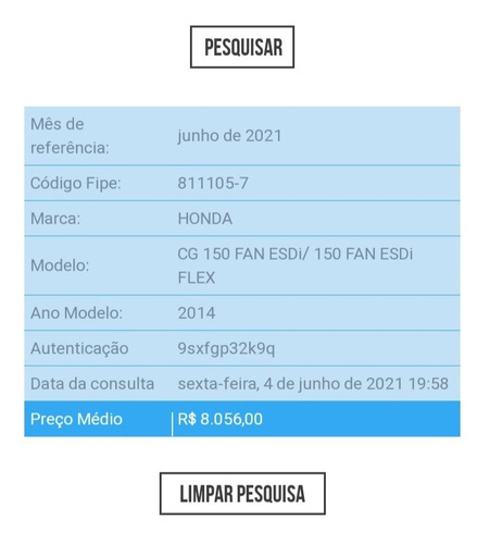 Honda Fan Esdi Flex