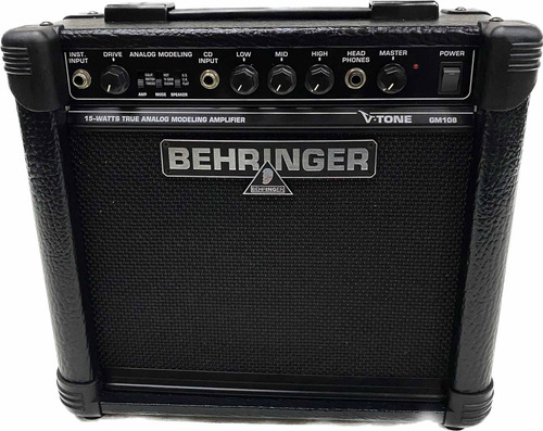 Amplificador Behringer Gm108 Guitarra Raridade Mostruario
