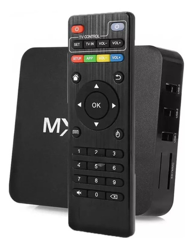 Uhd Streaming 4k Tv Box Color Negro Tipo Control Remoto