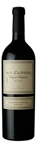 Vino Dv Catena Malbec Adrianna Vineyard Tupungato 750ml