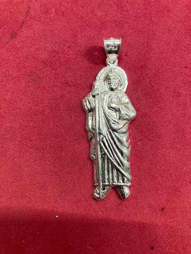 Dije San Judas Tadeo  En Plata Fina .925 