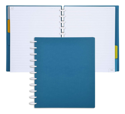 Cuadernos De Anillas Personalizables, Planificador, (az...