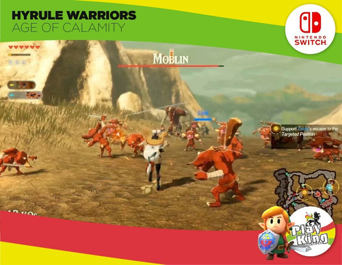 Imagen 3 de 10 de Hyrule Warriors: Age Of Calamity Nintendo Switch Playking