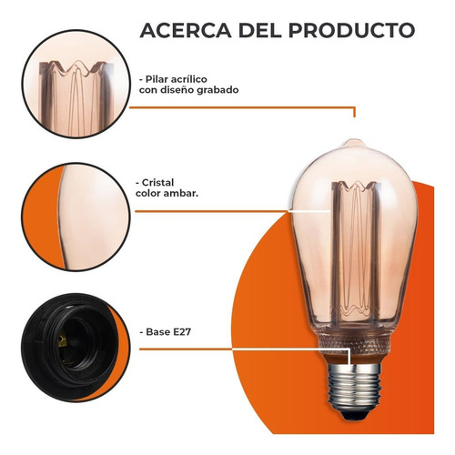 Foco Vulpecula Vintage, Base E27