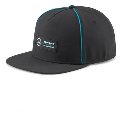 Jockey Mercedes Benz Gorra Visera Plana Negra Verde Gorro