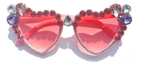 Willochra Gafas De Sol Con Diamantes De Imitación En Forma