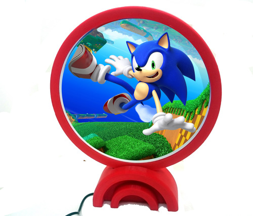 Velador Lámpara Infantil Sonic Varios Modelos