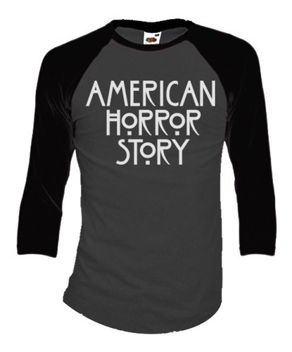 American Horror Story Playeras Manga 3/4 Para Hombre Y Mujer