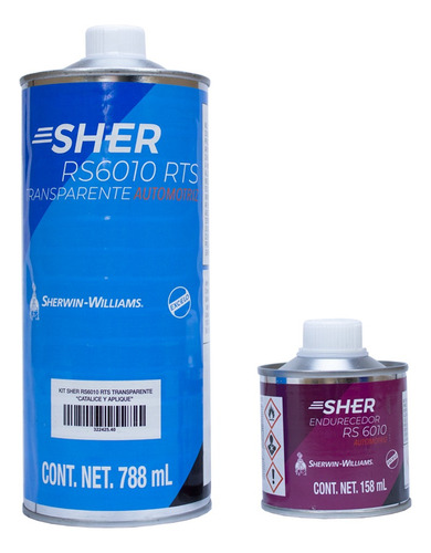 Sherwin Williams Kit Rts Transparente Rs 6010 C/ Endurecedor