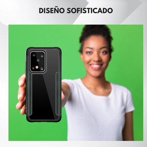 Funda Para Galaxy A50 Con Mica Varios Modelos Antigolpes Azul Piel Color