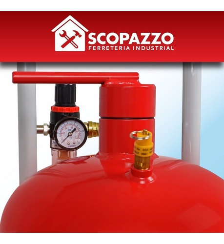 Imagen 5 de 10 de Arenadora Neumática 17 Lts + Compresor Aire 50 Lts 2,5 Hp