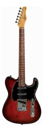 Guitarra elétrica Tagima Brasil T-900 de  cedro honeyburst com diapasão de madeira de marfim