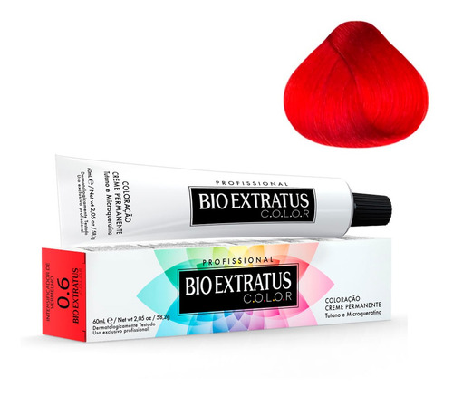 Bio Extratus Coloração 0.6  Intensificador De Vermelho 60ml