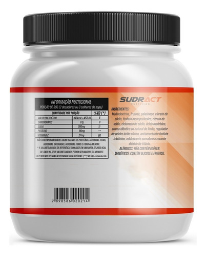 Energy Pro 750g Pré E Durante Os Treinos Sudract Nutrition
