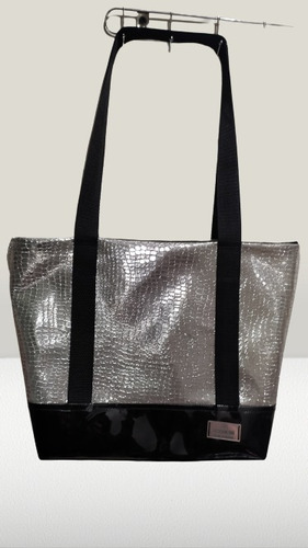 Cartera Tote Bag, Bote Silver, La Provinciana