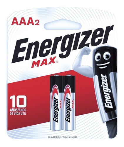 Imagen 8 de 10 de Pilas Energizer Aaa Max Alcalina Blister X 2 Unidades Pila