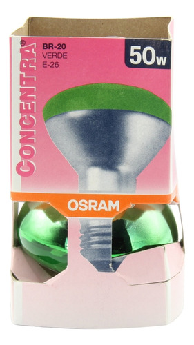 Pack De 6 Focos Osram Br20 50w 125v Verde E26 81621