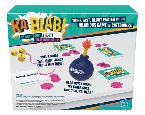 Ka-blab! Juego De Mesa Familiar Juegopoly (Reacondicionado)