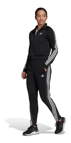 Buzo adidas Mujer Teamsport Ts H67027 Negro