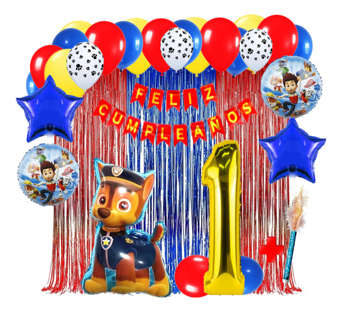 Globos Paw Patrol Kit Decoración