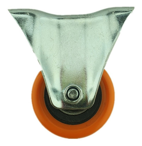 Rueda Naranja Fija 2 Pulgadas