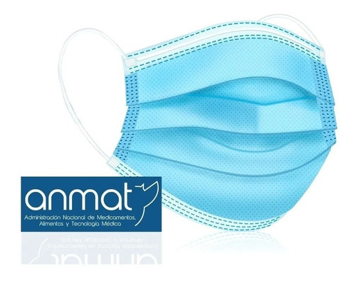 Imagen 5 de 10 de Barbijo Tricapa Infantil Pediatrico X100 C/clip Nasal An Mat